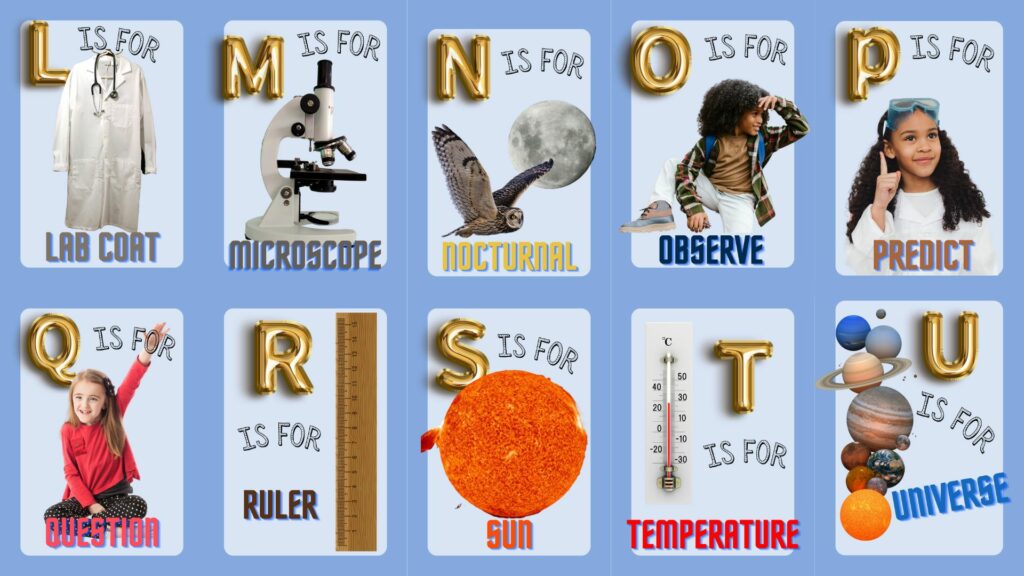 AZ of Science Poster Bundle with BONUS coloring pages Made By Teachers