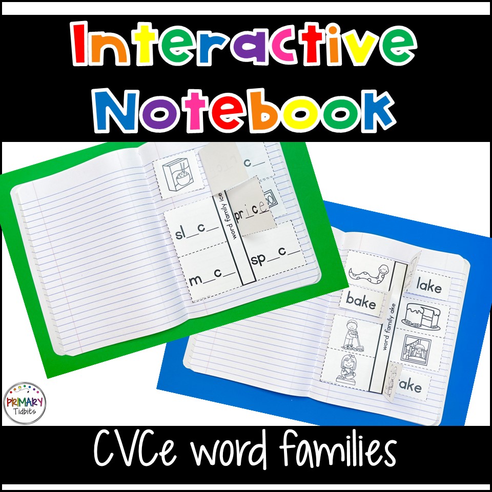cvce-word-families-interactive-notebook-with-differentiated-activities-made-by-teachers for Free Printable Interactive Notebook Templates CVCe Word Families Interactive Notebook with Differentiated Activities | Made By Teachers for Free Printable Interactive Notebook Templates