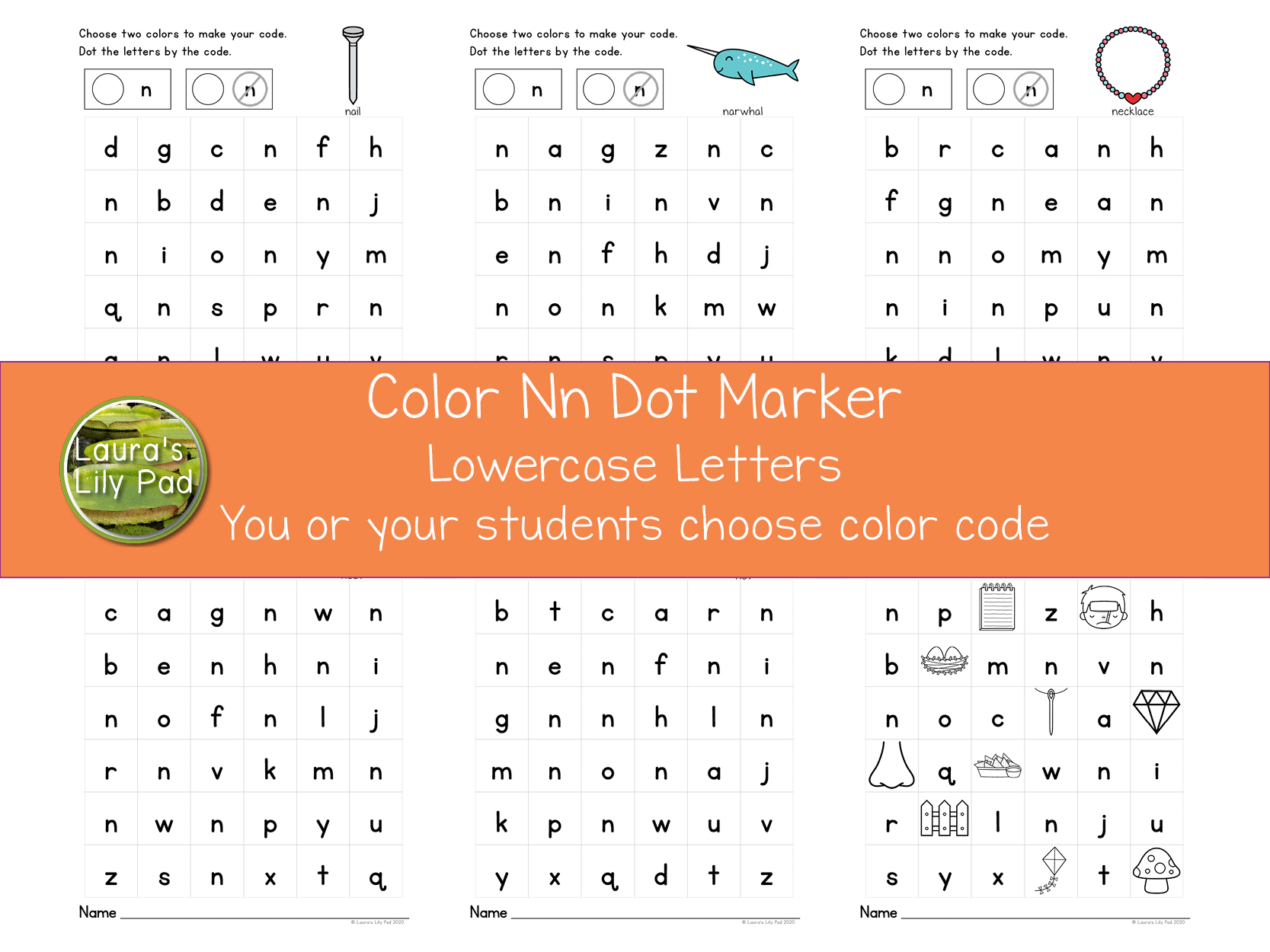 Alphabet Letter N Dot Marker Center Made By Teachers