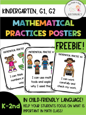 Mathematical Practices Posters 8 Mathematical Standards Common Core ...