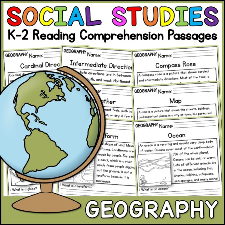 Geography Social Studies Reading Comprehension Passages K 2 Made By Teachers Geography Social Studies Reading Comprehension Passages K 2 Made By Teachers