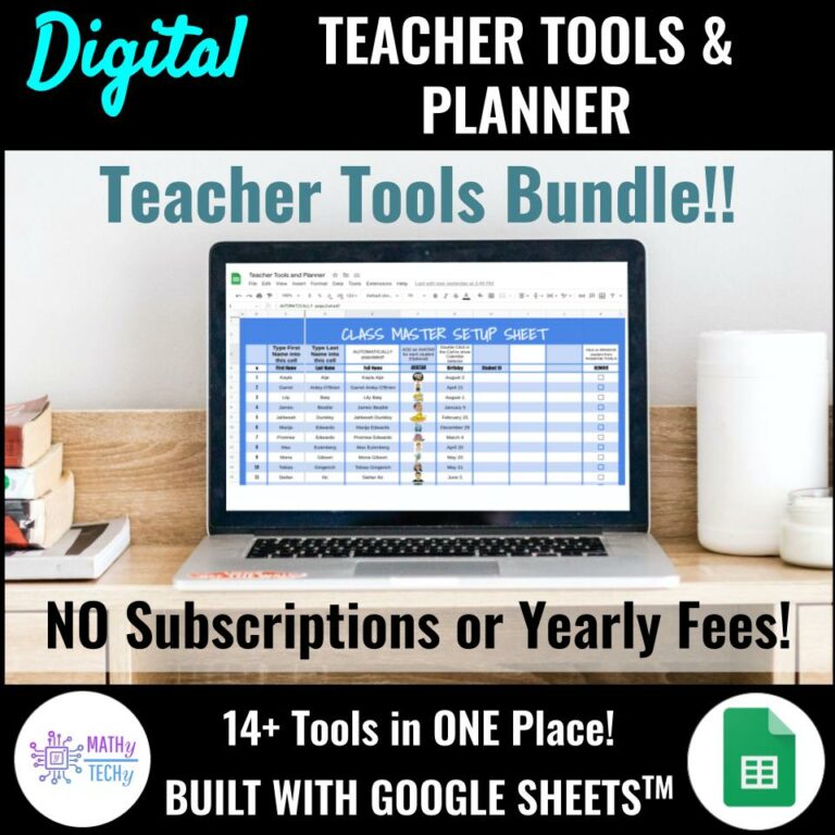 Digital Teacher Classroom Tools | Grade Book | Planner MEGA BUNDLE ...