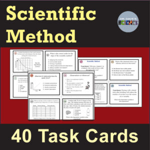 Scientific Method Task Cards Science Task Cards