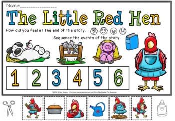 Sequence little red hen