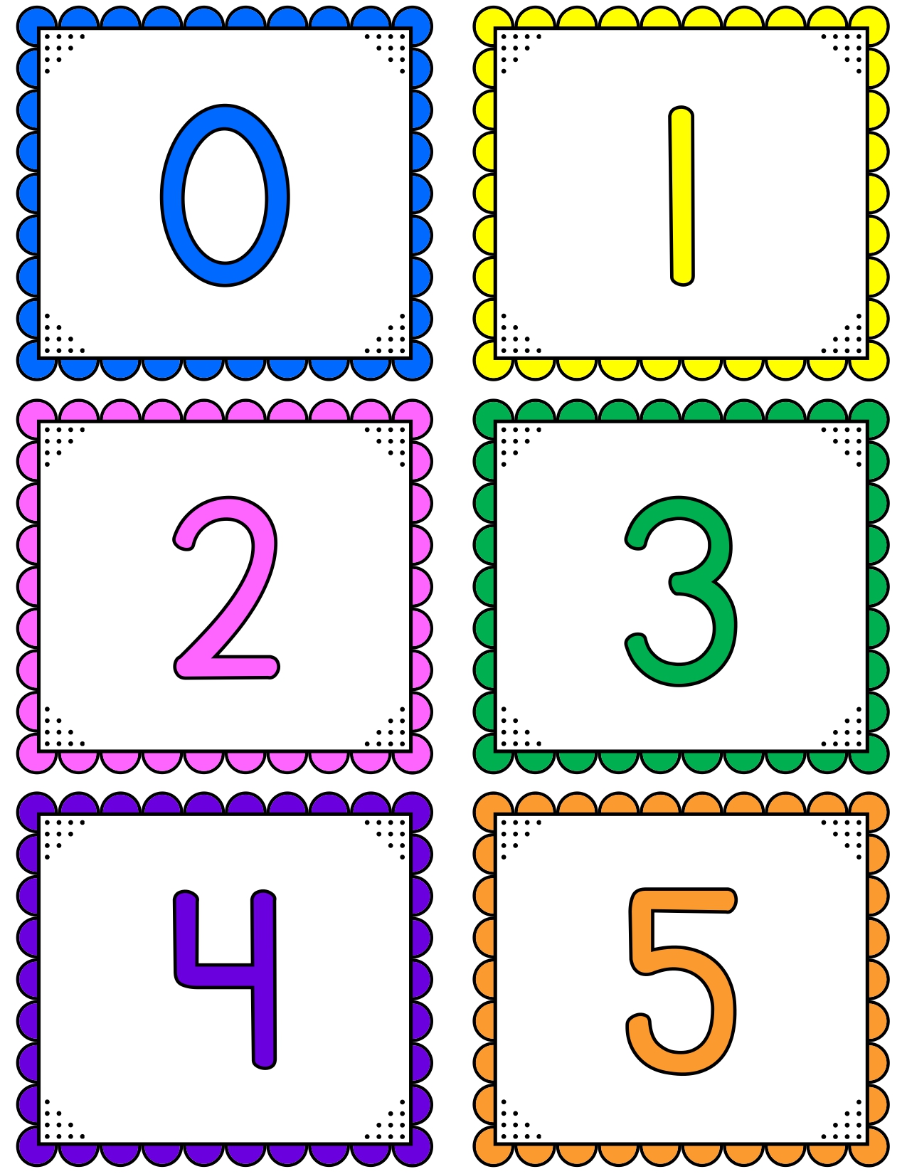 Number Posters & FlashCards 0-100 | Classroom Decor for number Recognition  - Made By Teachers