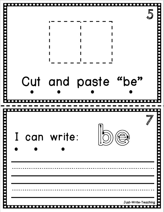 Sight Word Flip Book (Flipbook) - BE - Made By Teachers