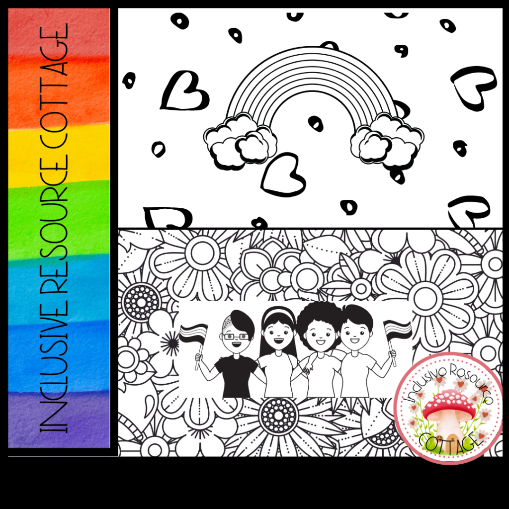 LGBTQ Coloring Pages-Diversity & Inclusion In The Classroom I Happy