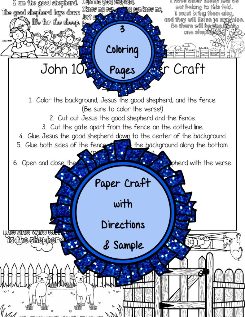 Printable The Good Shepherd Worksheet