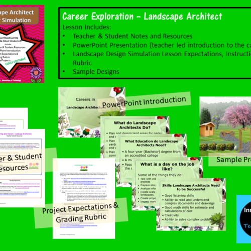 Exploring Careers Landscape Architect Career Simulation Made By Teachers