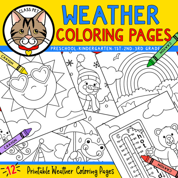 Weather Coloring Pages | Made By Teachers