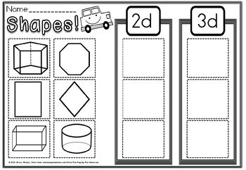 Comparing 2D and 3D Shapes | Made By Teachers