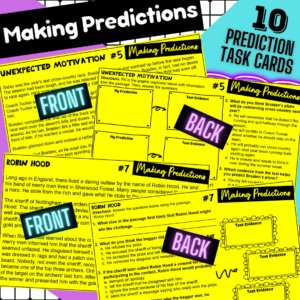 Reading Comprehension Task Cards for 3rd-6th Grade Test Prep MEGA ...