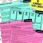 Reading Comprehension Task Cards for 3rd-6th Grade Test Prep MINI ...