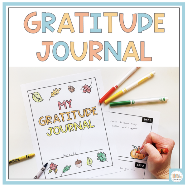 Gratitude Journal | PRINTABLE &amp; NO PREP | Thankfulness | Made By Teachers