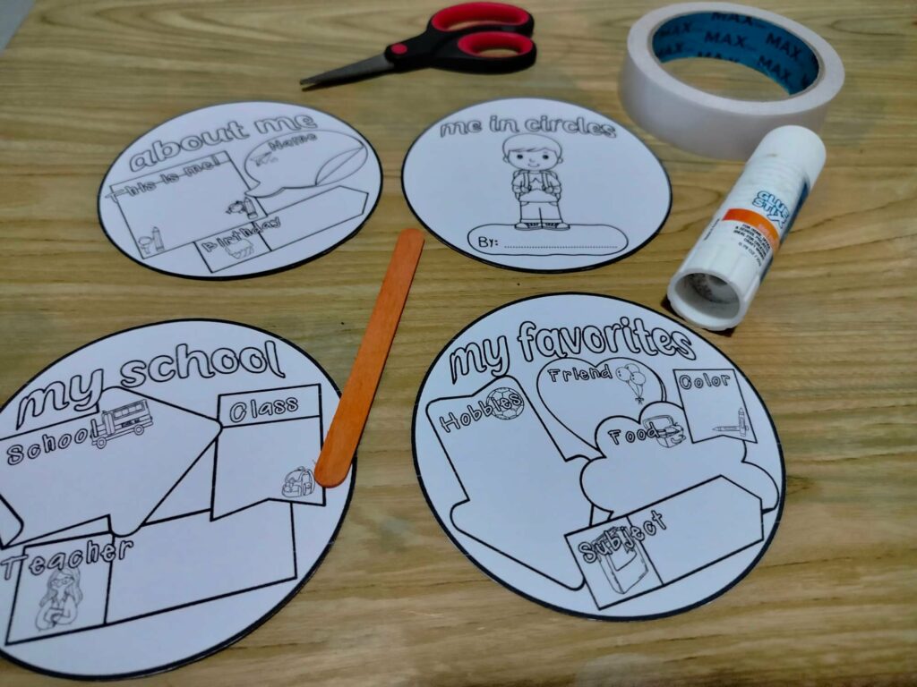 Me In Circles - All About Me / Back to School Project - Made By Teachers
