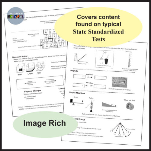 Physical Science Study Guide Test Prep Made By Teachers