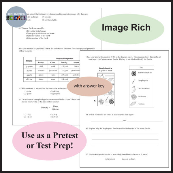 Earth Science Exam and Test Prep Made By Teachers