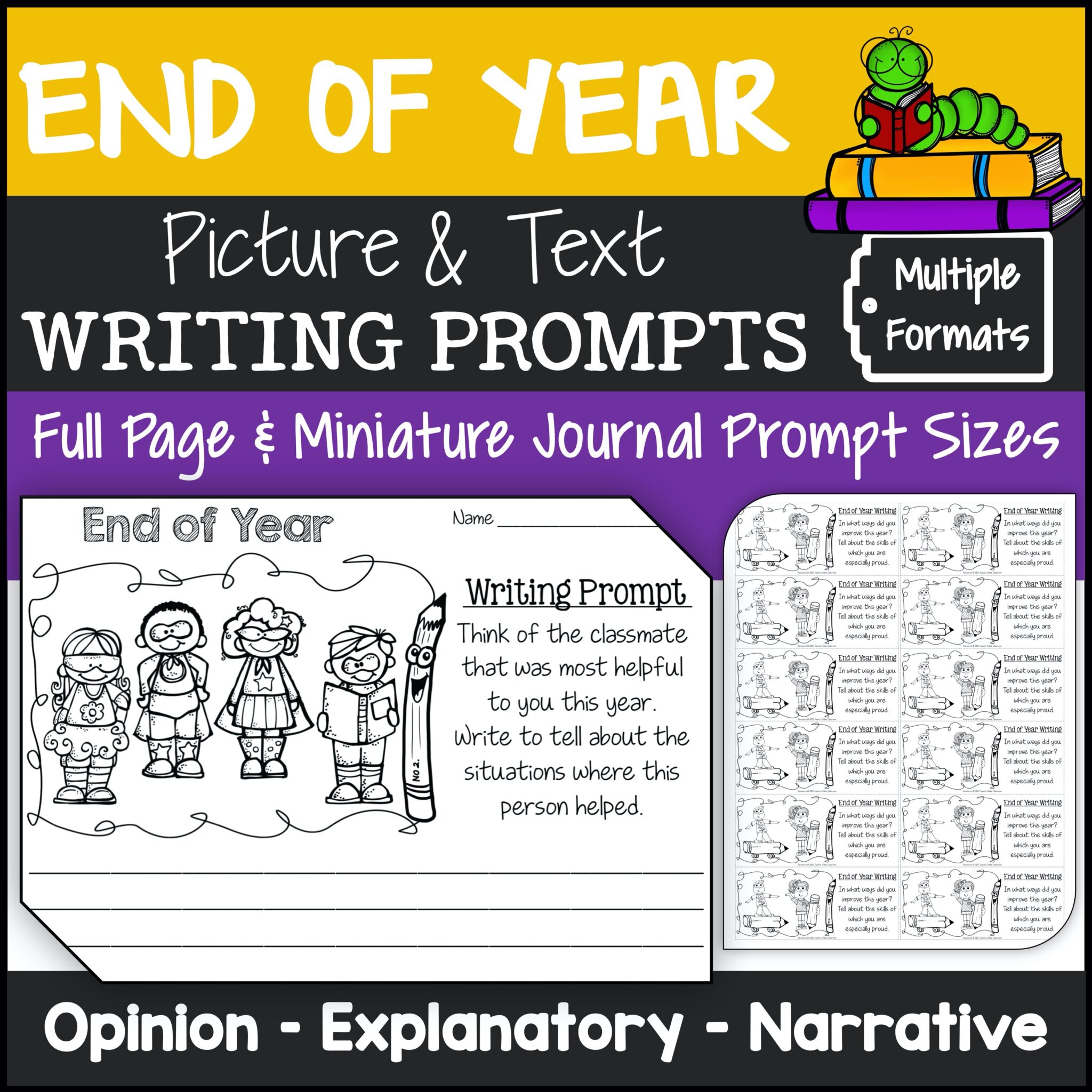 Anti bullying writing prompts made by teachers