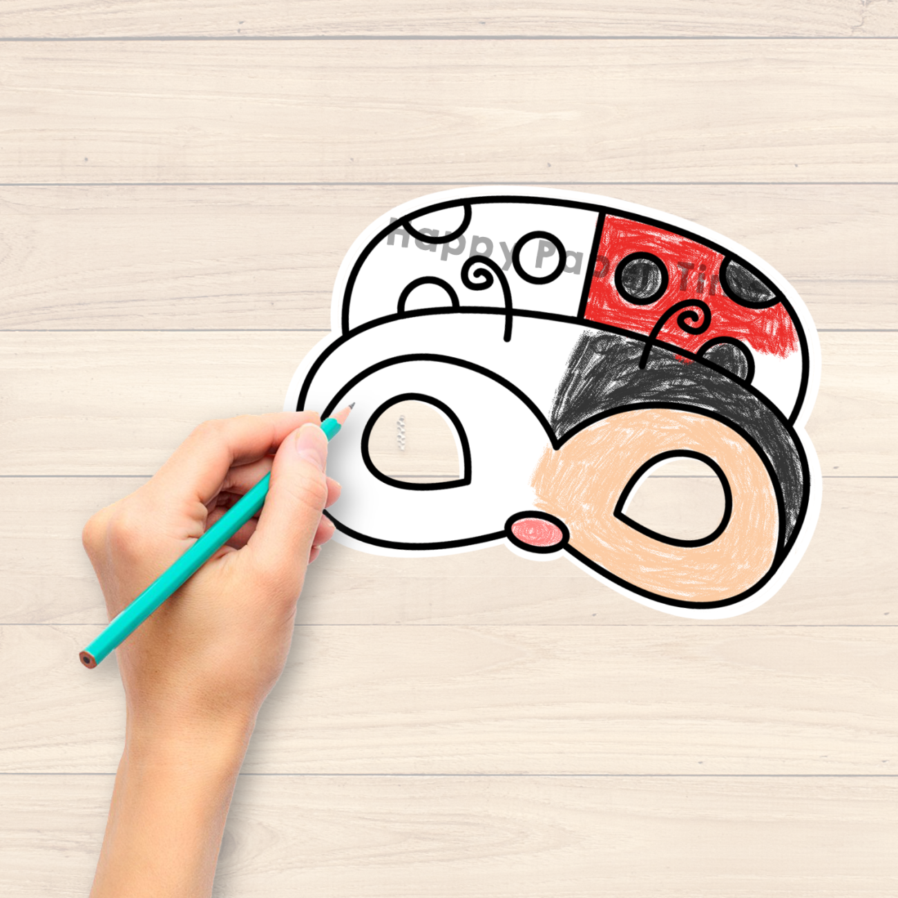 ladybug-paper-masks-printable-insect-coloring-craft-activity-template