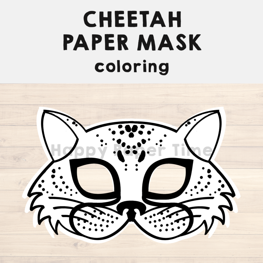cheetah-paper-mask-printable-africa-animal-coloring-craft-activity