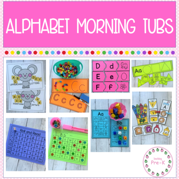 Alphabet Morning Tubs Made By Teachers
