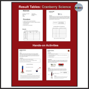 Cranberry Science and Thanksgiving Science | Made By Teachers