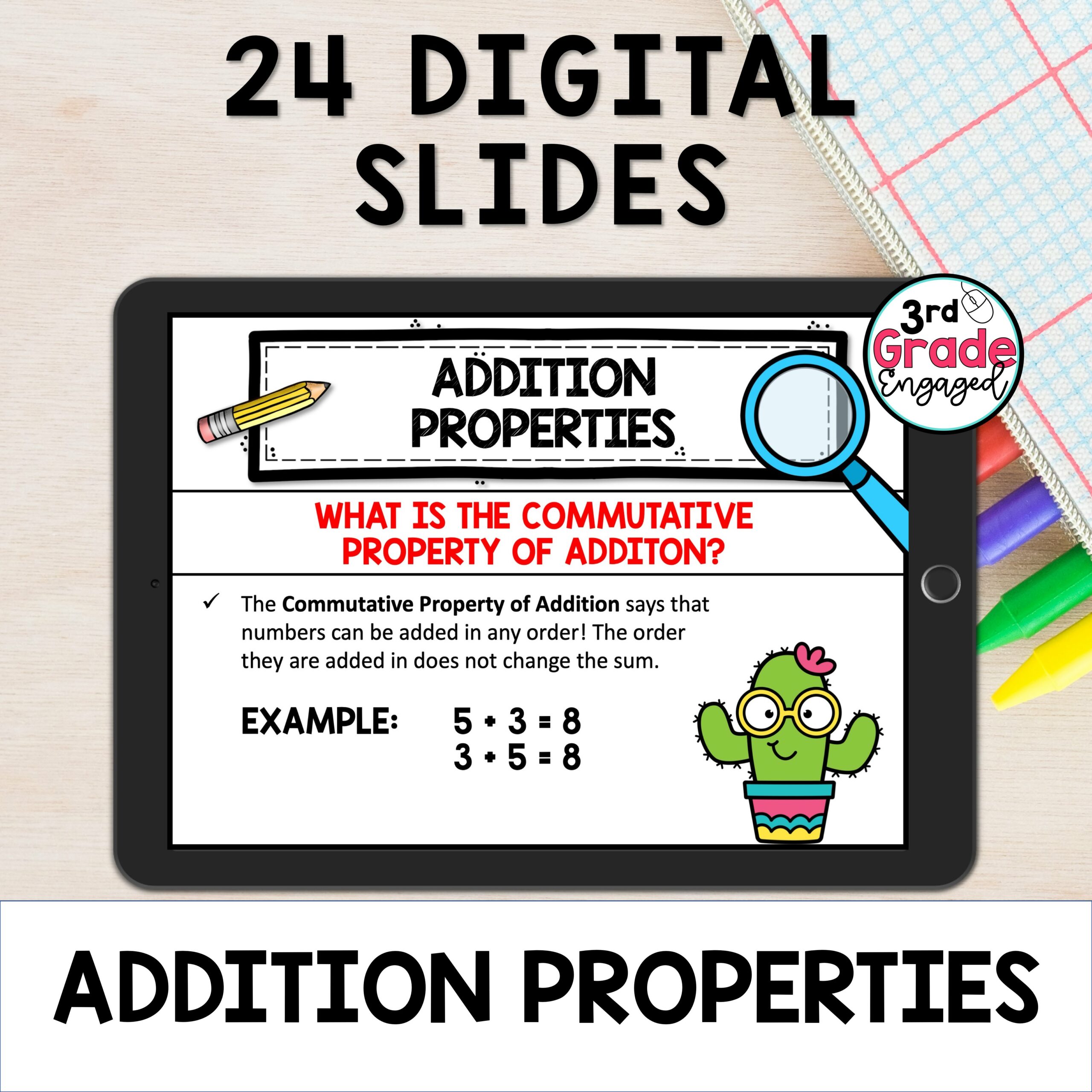 Addition Properties Printable & Digital Task Cards - Made By Teachers