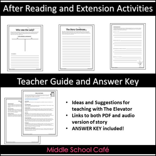 The Elevator Short Story Unit Made By Teachers