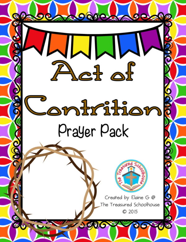 Act of Contrition Prayer Pack | Made By Teachers