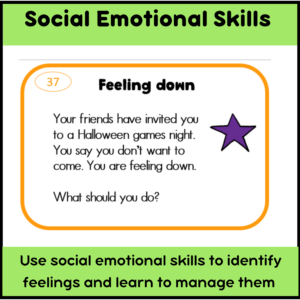 Halloween problem solving task cards for life skills - Made By Teachers
