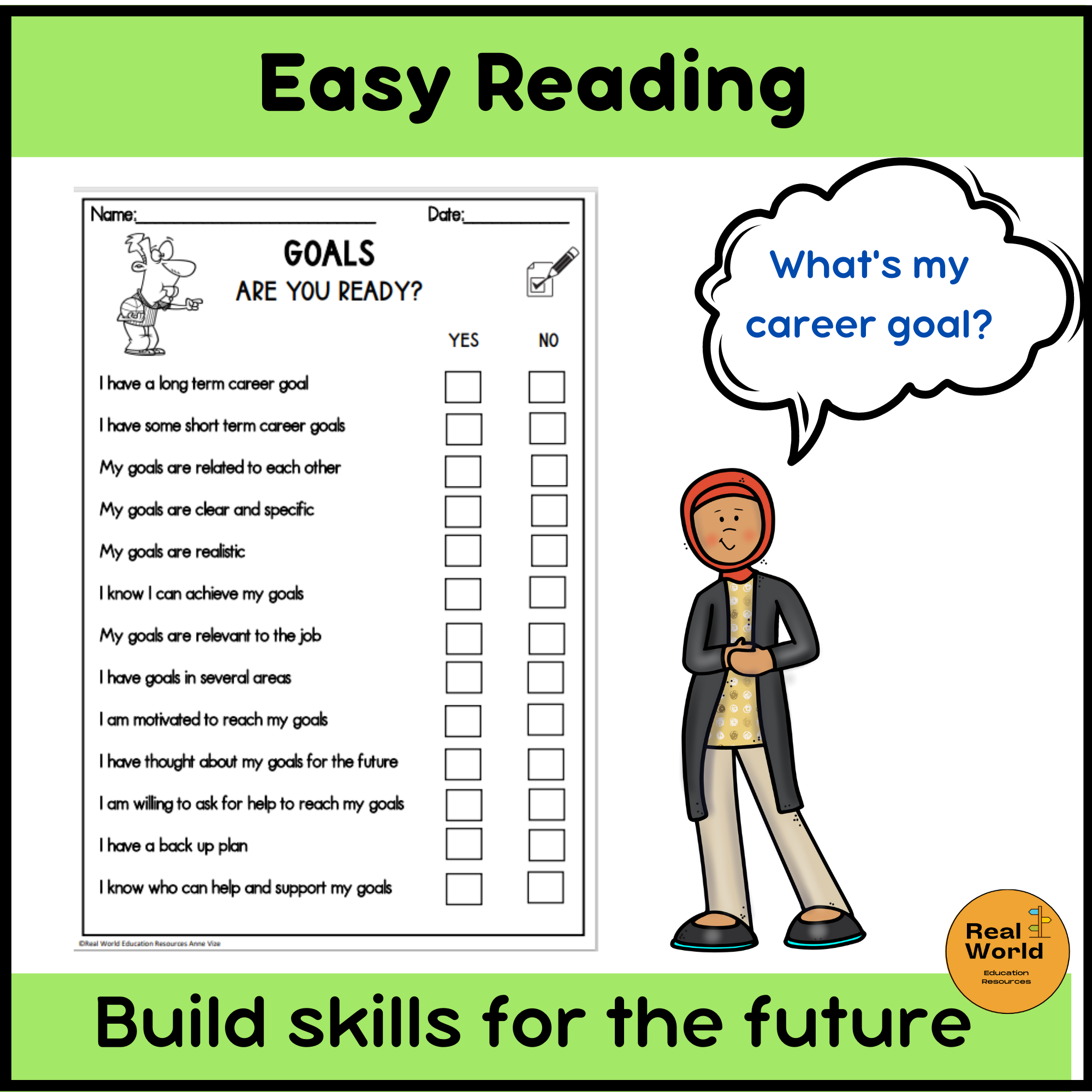 Job interview checklists for life skills teens Made By Teachers