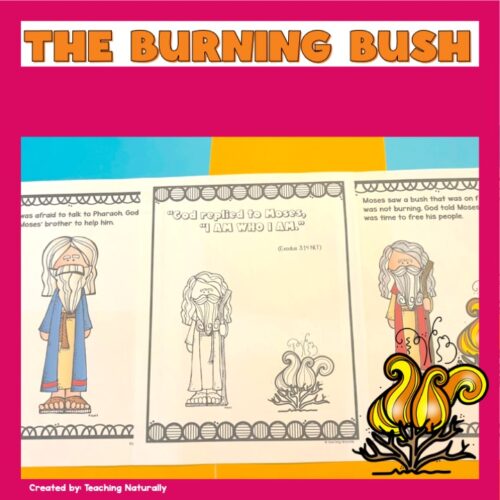 Moses and the Burning Bush Bible Lesson for Preschool and Kindergarten