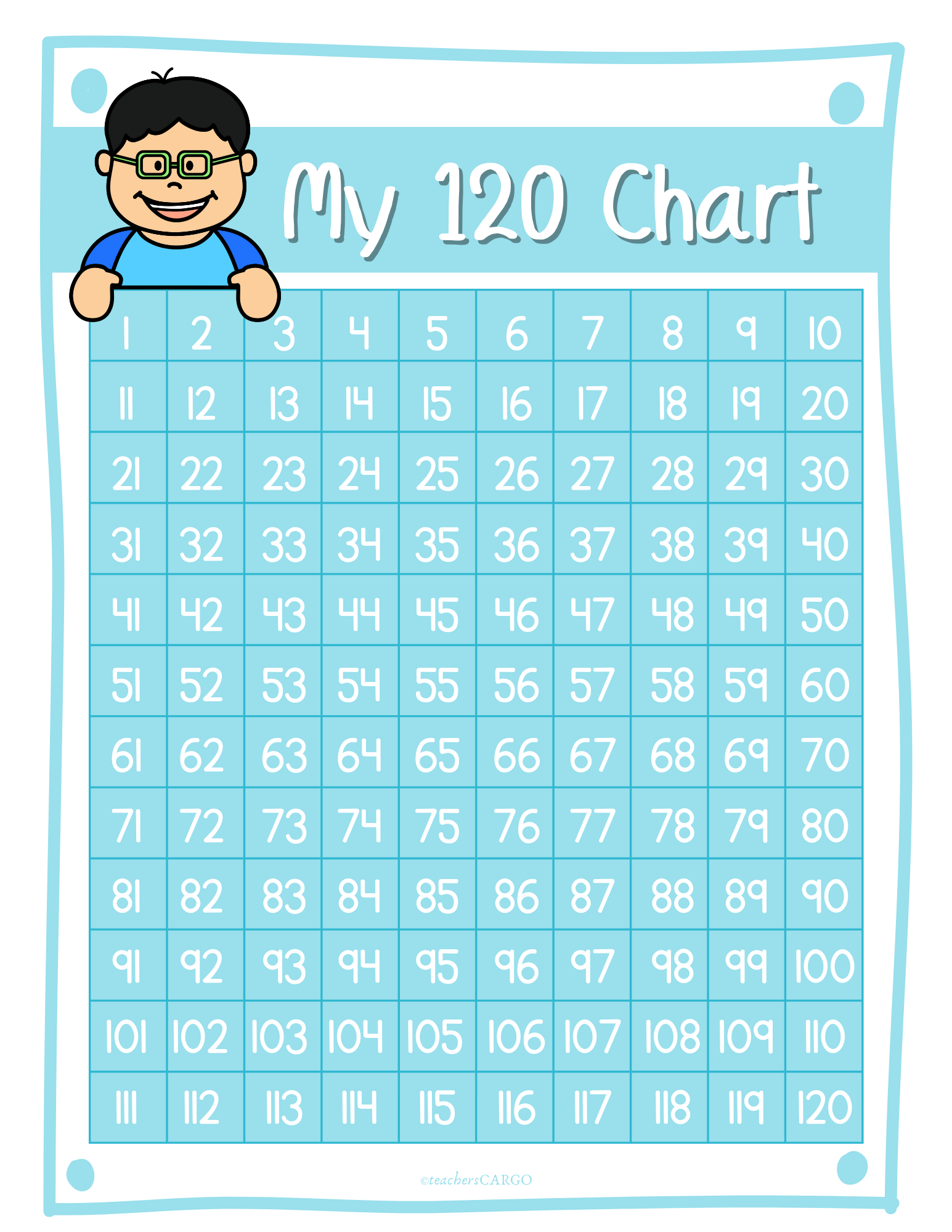 Missing numbers to 120| Counting to 120 worksheets| 120 Chart and Blank Cha  | Made By Teachers