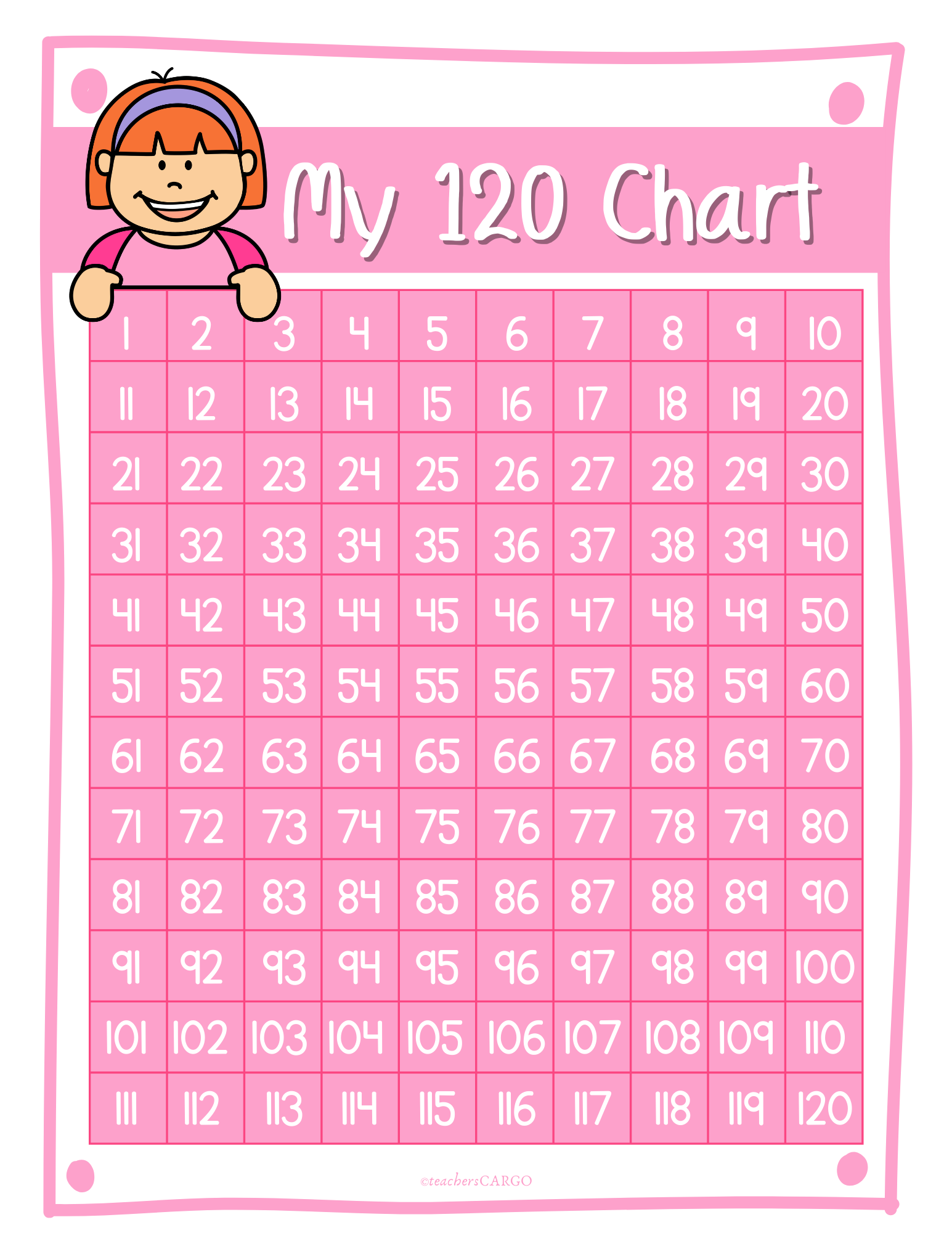 Missing numbers to 120| Counting to 120 worksheets| 120 Chart and Blank Cha  | Made By Teachers