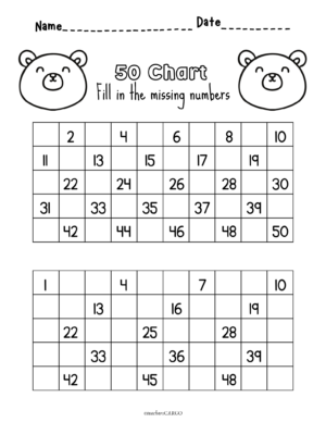Missing Numbers To 120 Counting To 120 Worksheets 50s 100s 120 Chart Made By Teachers Missing Numbers To 120 Counting To 120 Worksheets 50s 100s 120 Chart Made By Teachers