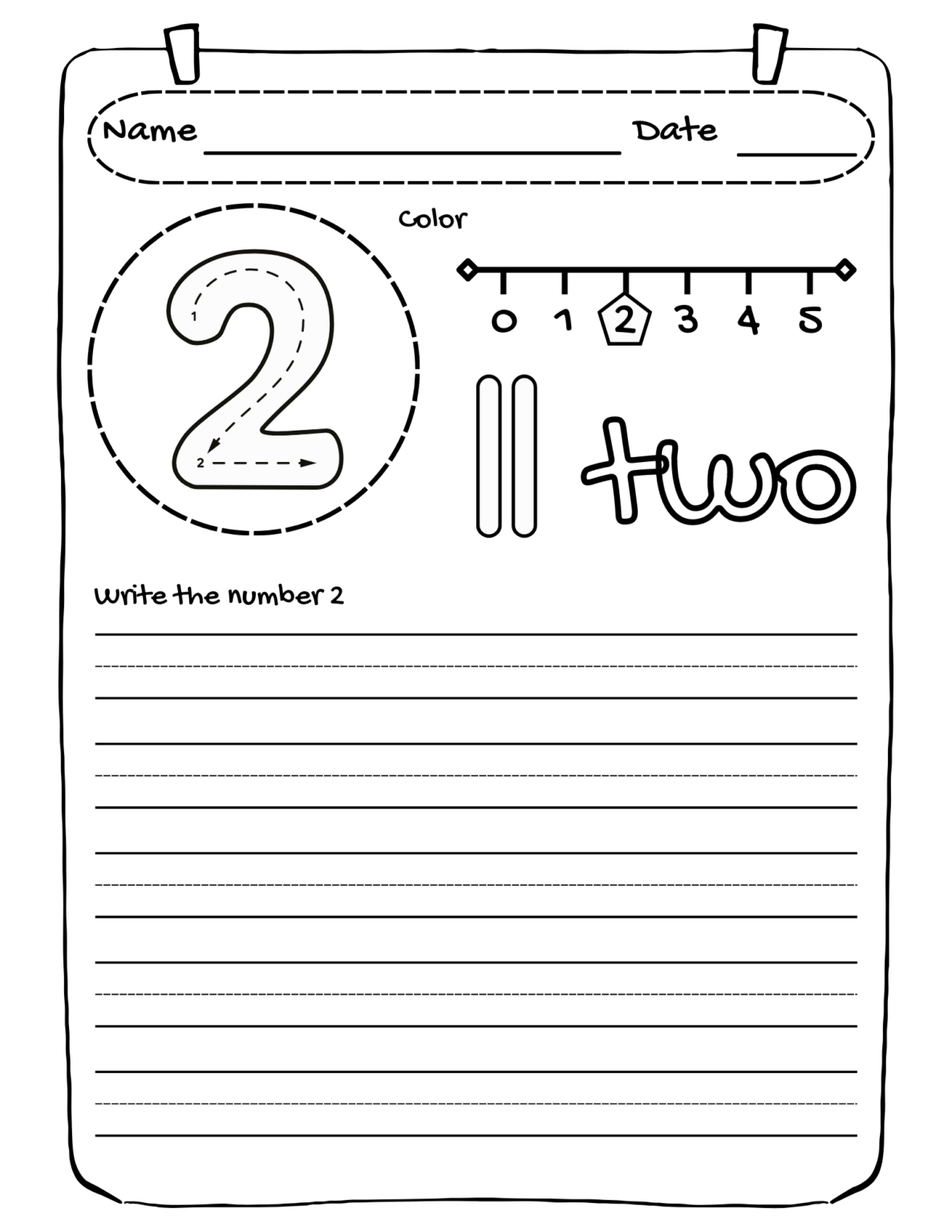 Tracing Numbers 1 5 Number Tracing Worksheets Numbers 1 5 Made By