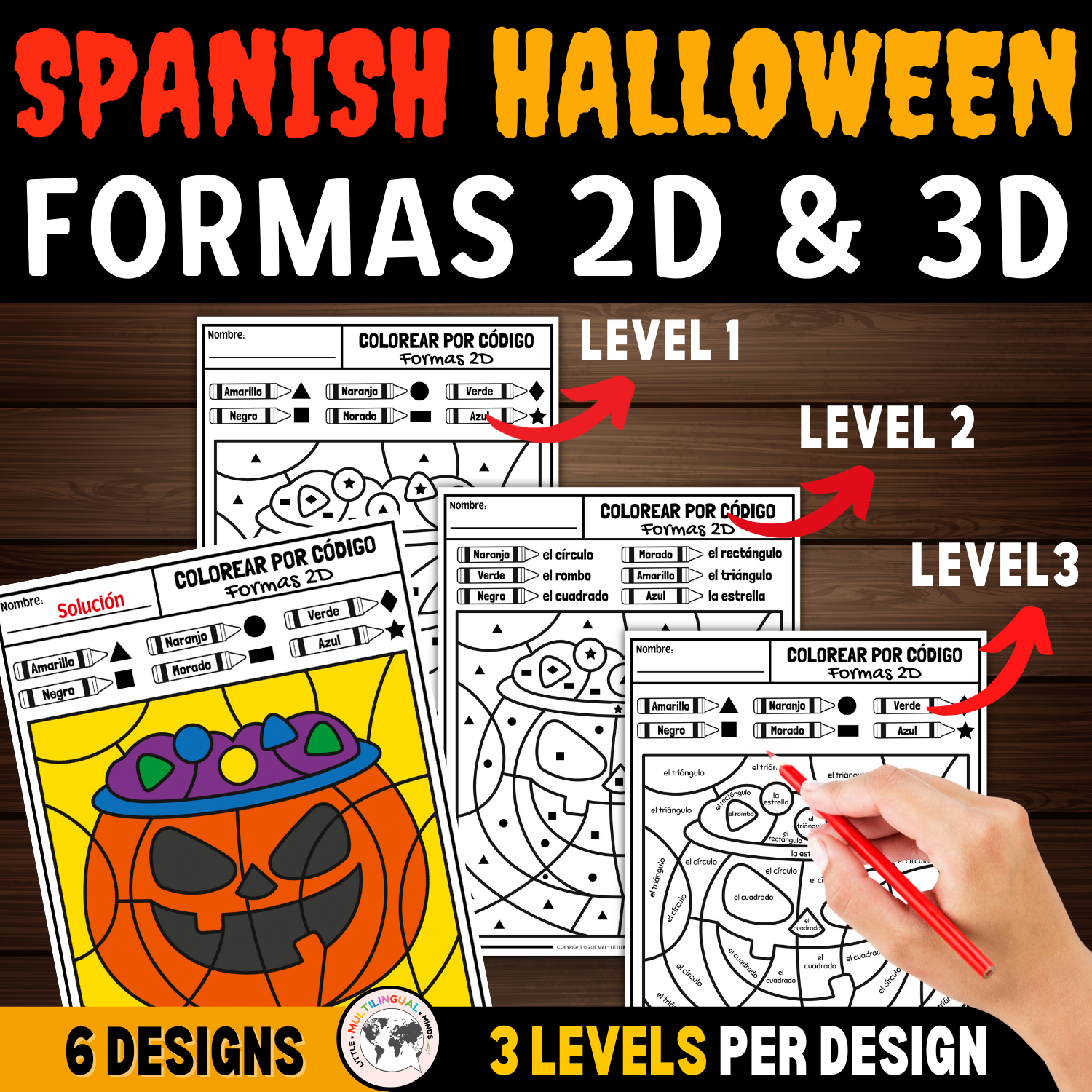 Halloween name craft alphabet crowns with editable names made by