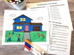Free Following Directions Coloring Sheets - 1 & 2 Step Directions