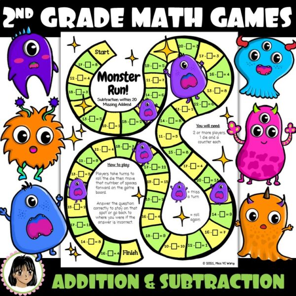 Math Games for 2nd Grade Addition and Subtraction | Made By Teachers
