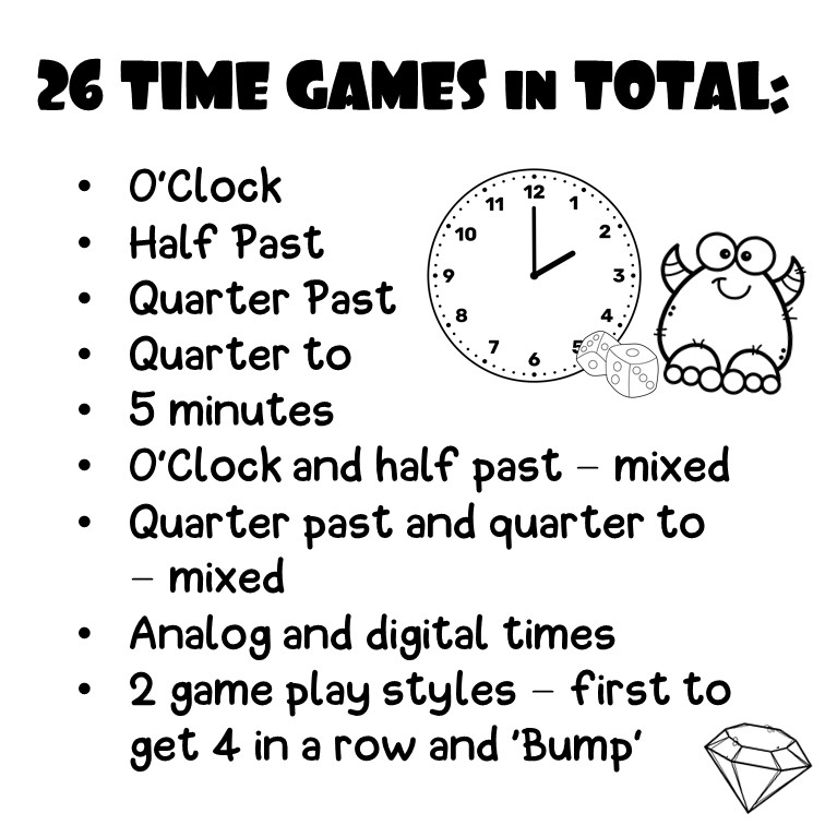 Games for Telling the Time Made By Teachers
