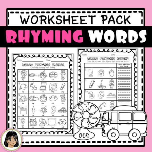 Rhyming CVC Words Worksheets Made By Teachers