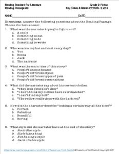Reading Comprehension Assessments 2nd grade volume 3 - Made By Teachers