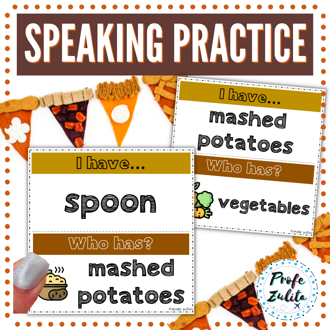 Thanksgiving Vocab I have, who has game? Elementary / Newcomer | Made ...
