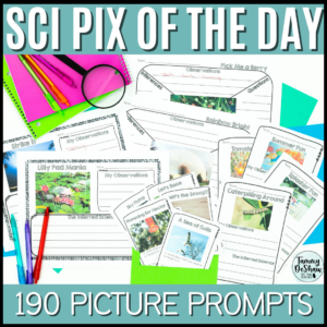 Science Picture of the Day Writing Prompts (190 Total - 5 Options)