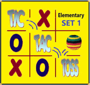 Tic Tac Toss Elementary: Set 1 - an ELA game