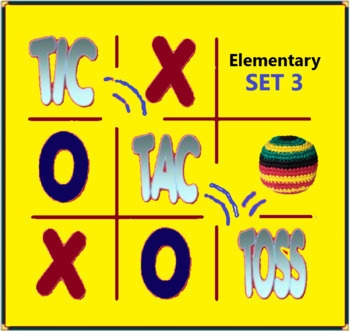 Tic Tac Toss Elementary: Set 3 - an ELA game