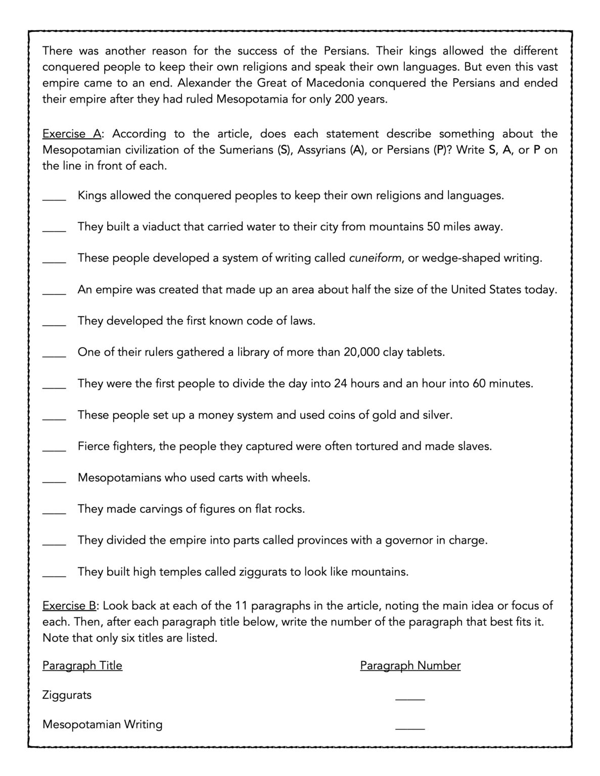 Ancient Mesopotamia, The Land Between Two Rivers Made By Teachers