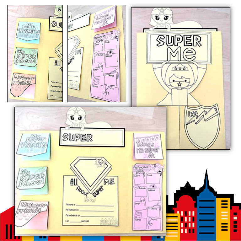 All About Me Back To School Superme Lapbook Made By Teachers All About Me Back To School Superme Lapbook Made By Teachers
