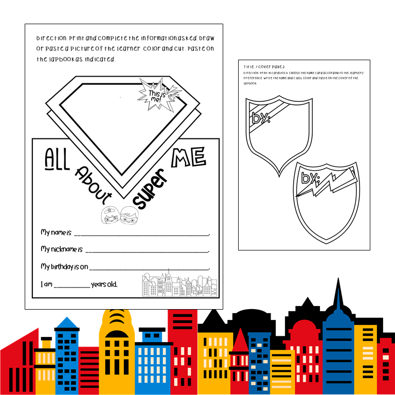 All About Me Back To School Superme Lapbook Made By Teachers All About Me Back To School Superme Lapbook Made By Teachers