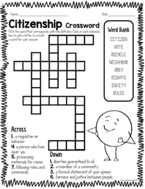 Citizenship Worksheet Set of 12 - Made By Teachers